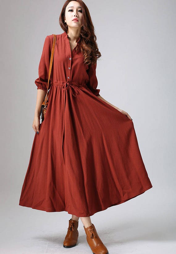 Casual Red Dress